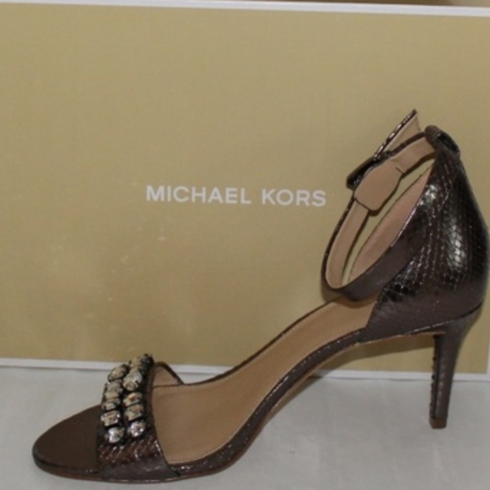 Michale Kors "Sylvie' Ankle Strap Sandal 9